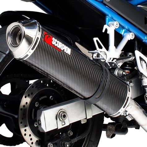 A lot of owners fit aftermarket exhaust systems to the bandit and that is not only to enhance the sound but also because the oe system has a habit of rotting through at the collector box. Scorpion Factory Stainless Round Exhaust Suzuki GSF 1200 ...