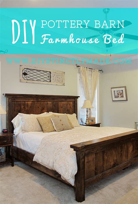 The couple over at diystinctly made had dreams of a large bed that they could both stretch out in comfortably. 10 More Amazing Farmhouse Pottery Barn Knock-Offs - Page 2 ...