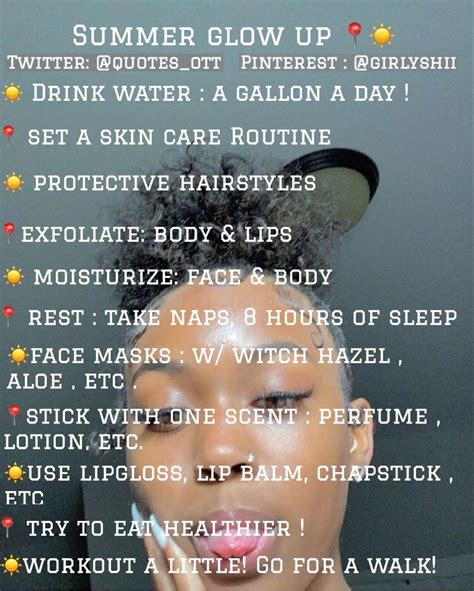 Summer Glow Up Plans Summer Glow Glow Up Tips Body Care Routine