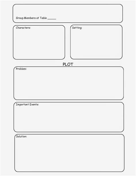 Character Planner Template