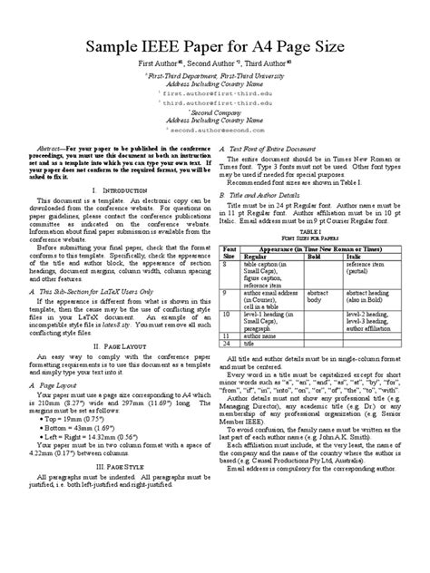 They must also appear in italics and. IEEE_Paper_Word_Template_A4_V3.doc | Typefaces | Times New Roman