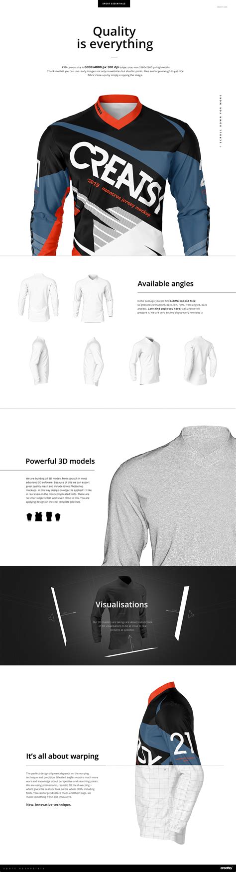 Download Motocross Jersey Mockup Set on Behance