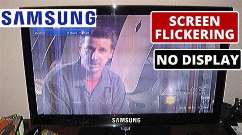 How To Fix Samsung Tv Screen Flickering And On And Off Tv Display