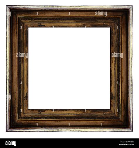 Antique Classical Frame Isolated On White Background Stock Photo Alamy