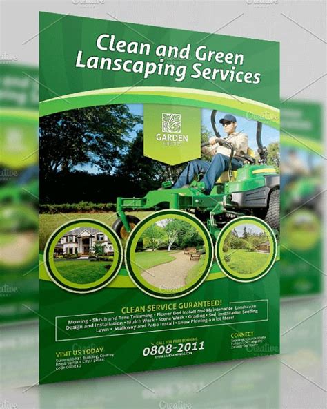 11 Lawn And Landscaping Flyer Templates Psd Ai Word Apple Pages