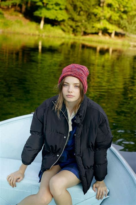 Picture Of Kristine Froseth Jackets Urban Outfitters Puffer Jackets