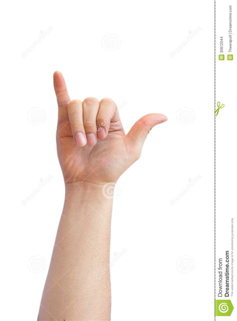 Hand Sign Language Stock Images Image 30872044
