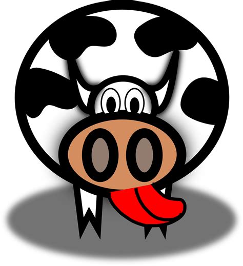Cow Tongue Lick · Free Vector Graphic On Pixabay