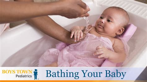 Bathing Your Baby Boys Town Pediatrics Youtube