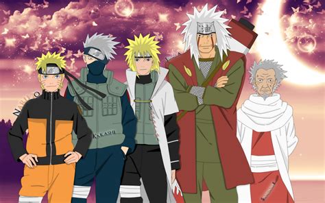 namikaze, yondaime hokage, Minato, 2K, jiraiya, kakashi, the fourth