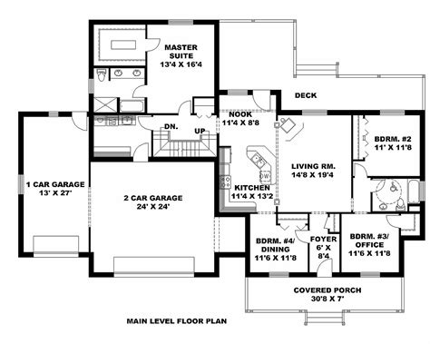 House Plan 85209 Traditional Style With 2022 Sq Ft 4 Bed 4 Bath