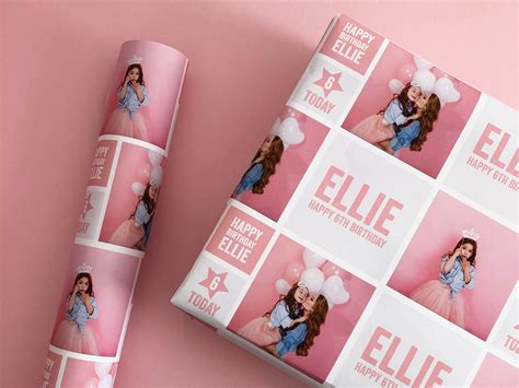 Personalised Photo Wrapping Paper Etsy Uk
