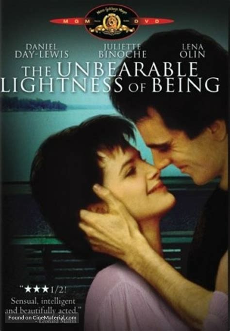 The Unbearable Lightness Of Being 1988 Movie Cover