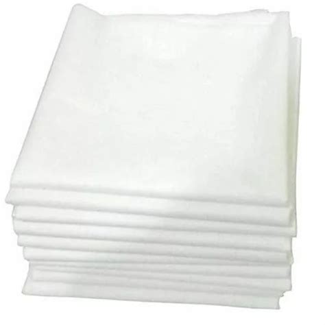 Plain White Disposable Non Woven Bed Sheet 31x80 Inches For Spa At Rs