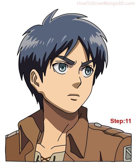 Learn How To Draw Eren Yeager From Attack On Titan Aka Shingeki No