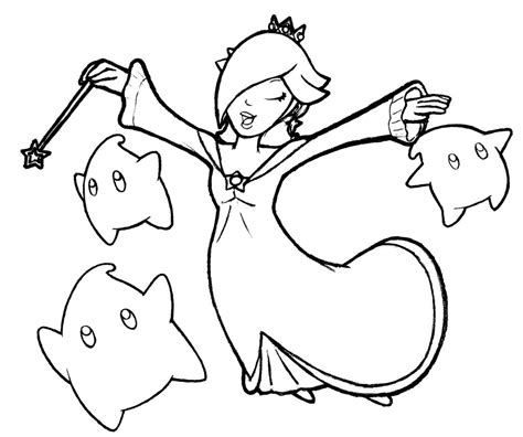44 daisy mario coloring pages to print and color. Princess Rosalina Coloring Pages - NEO Coloring