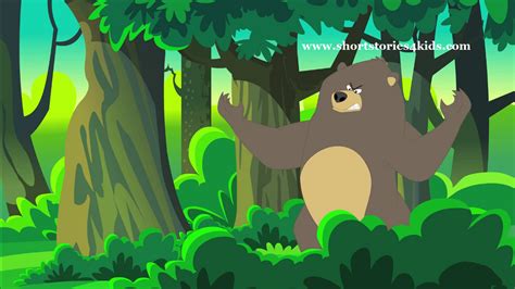 The Bear And The Two Friends English Short Story For Kids