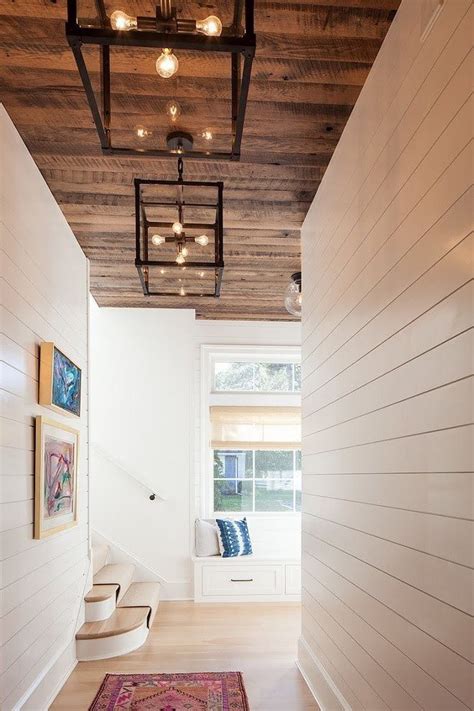 16 stunning shiplap ceiling design ideas you should know the finished space white shiplap