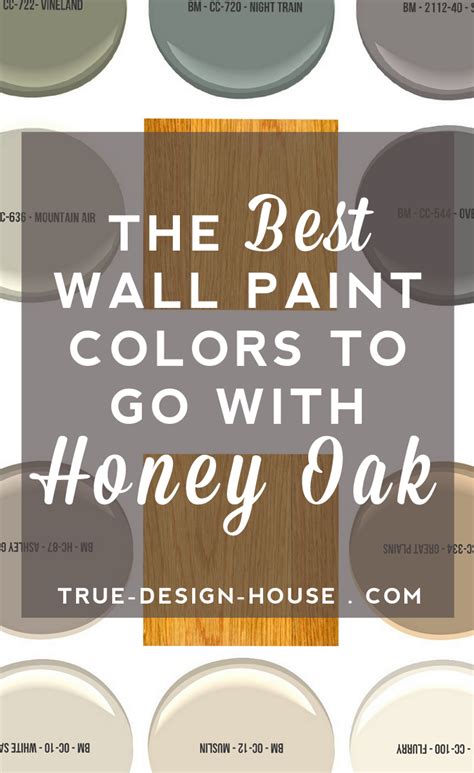 You can paint your walls a rich charcoal color or match the floor color to create a classy, formal look in a living room or dining room. The Best Wall Paint Colors To Go With Honey Oak — True ...