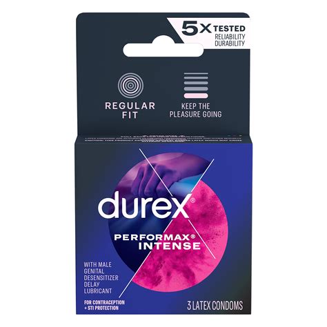 Buy Condoms Ultra Fine Ribbed Dotted With Delay Lubricant Durex
