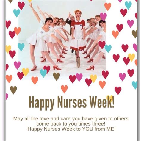 happy nurses week to my wonderful daughter and all of my nursing friends thanks for all you do