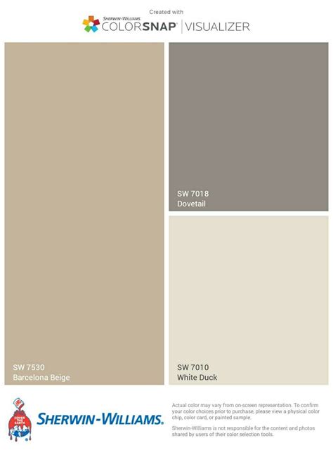 I Just Created This Color Palette With The Sherwin Williams Colo