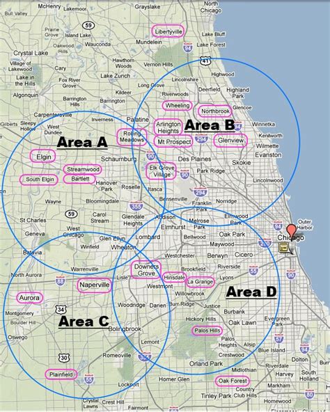 32 Map Of Northern Illinois Suburbs Maps Database Source