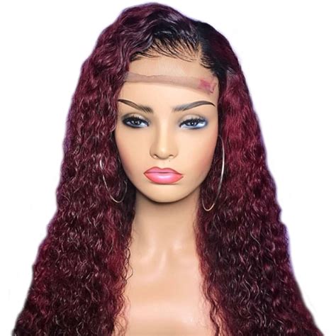 Shumeida Curly Lace Front Wig Bleached Knots Glueless Lace