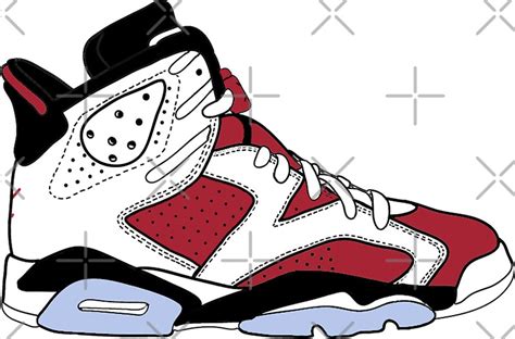Custom cartoon jordans at sneakercon cleveland!!! Jordan 6: Stickers | Redbubble