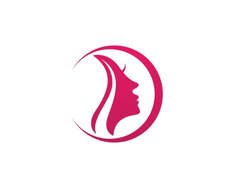 Hair Woman And Face Logo And Symbols 604094 Vector Art At Vecteezy