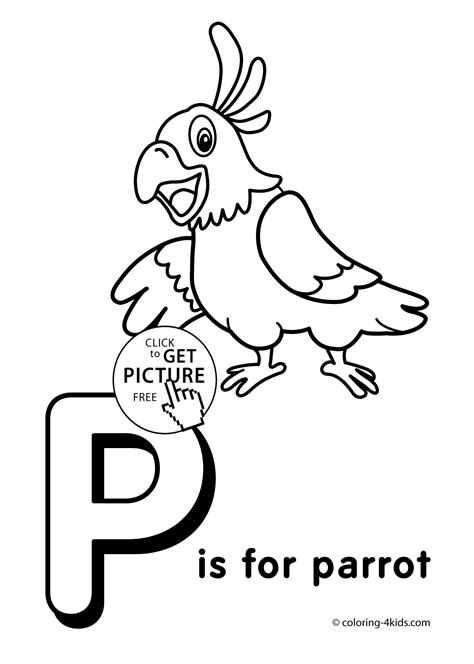 By colouring in this beautifully ornate letter p colouring card, you can create your own small, personalised piece of art to give to someone there are so many uses for these gorgeous illuminated letter colouring pages. Letter P coloring pages of alphabet (P letter words) for ...