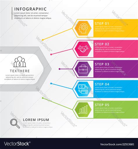 3d Infographic Elements Royalty Free Vector Image