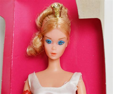 Vintage 70s Ballerina Barbie Doll Nmib In Box Tnt Face Doll Mattel