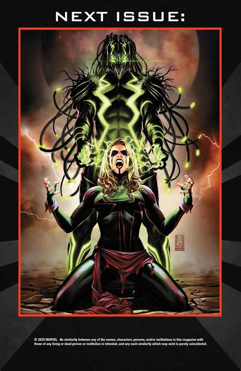 Marvel Comics Universe & Captain Marvel #14 Spoilers & Review: Dark