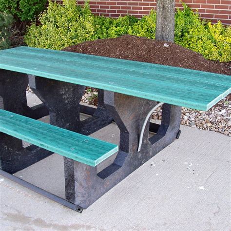 Jayhawk Recycled Plastic Ada Picnic Table Cedar Patio Lawn And Garden