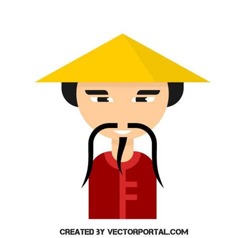 Chinese Man Image Royalty Free Stock Svg Vector