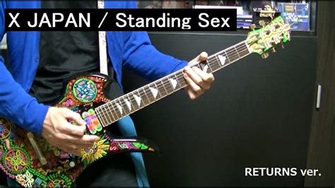 🌹 【x japan】 standing sex returns ver ギター guitar cover 1993 youtube