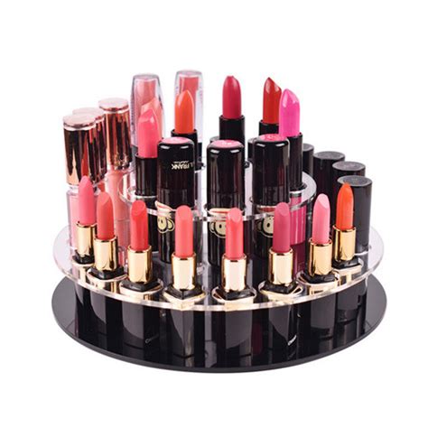 Cosmetic display tray premium cosmetic display tray. Round Acrylic Cosmetic Display Tray for Lipstick