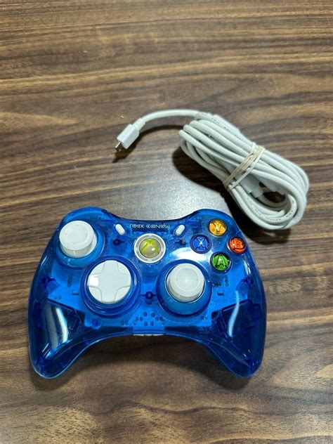 Rock Candy Xbox 360 Controller Wired Blue Controller 037 010 Tested Ebay