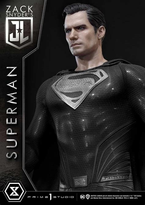 Zack Snyders Justice League Black Suit Superman Statue By Prime 1