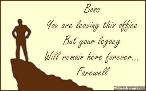 Farewell, dear senior and goodbye. Farewell Messages for Boss: Goodbye Quotes for Boss ...