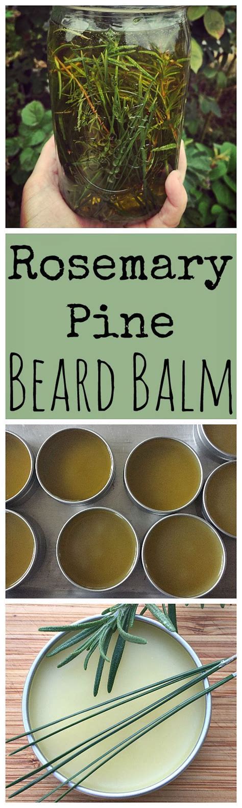 Diy beard balm and stencil pouch: Rosemary Pine Beard Balm | Beard balm, The balm, Diy beauty