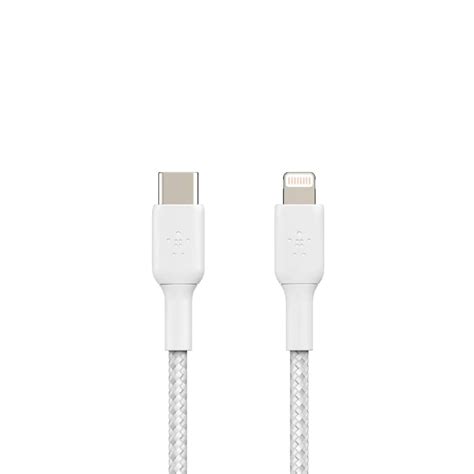 Belkin Boost Charge Braided Usb C To Lightning Cable 1m