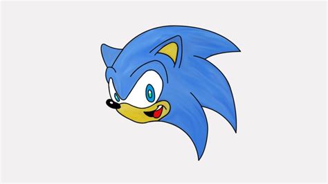 How To Draw Sonic Step By Step Sonic Drawing Youtube