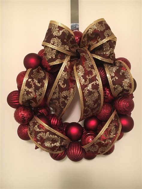 Maybe you would like to learn more about one of these? Beautiful 18 in. "Biltmore" Deep Red and Gold Ornament ...