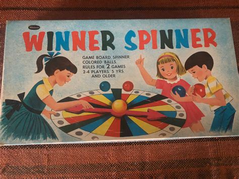 Winner Spinner Game Whitman Publishing 1959 Etsy Spinner Games