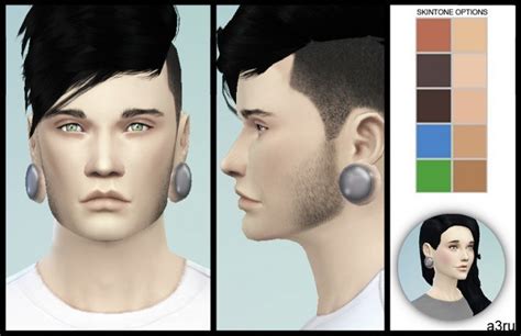 Stretched Ear Plugs Sims 4 Jewelry