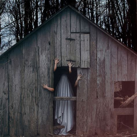Christopher Mckenney Figure In Barn Creepy Photography Horror
