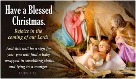 Blessed Christmas Ecard Free Christmas Cards Online