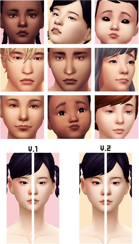New Dna Skin Revamped By Oasisgoth Sims 4 Toddler Sims 4 Sims
